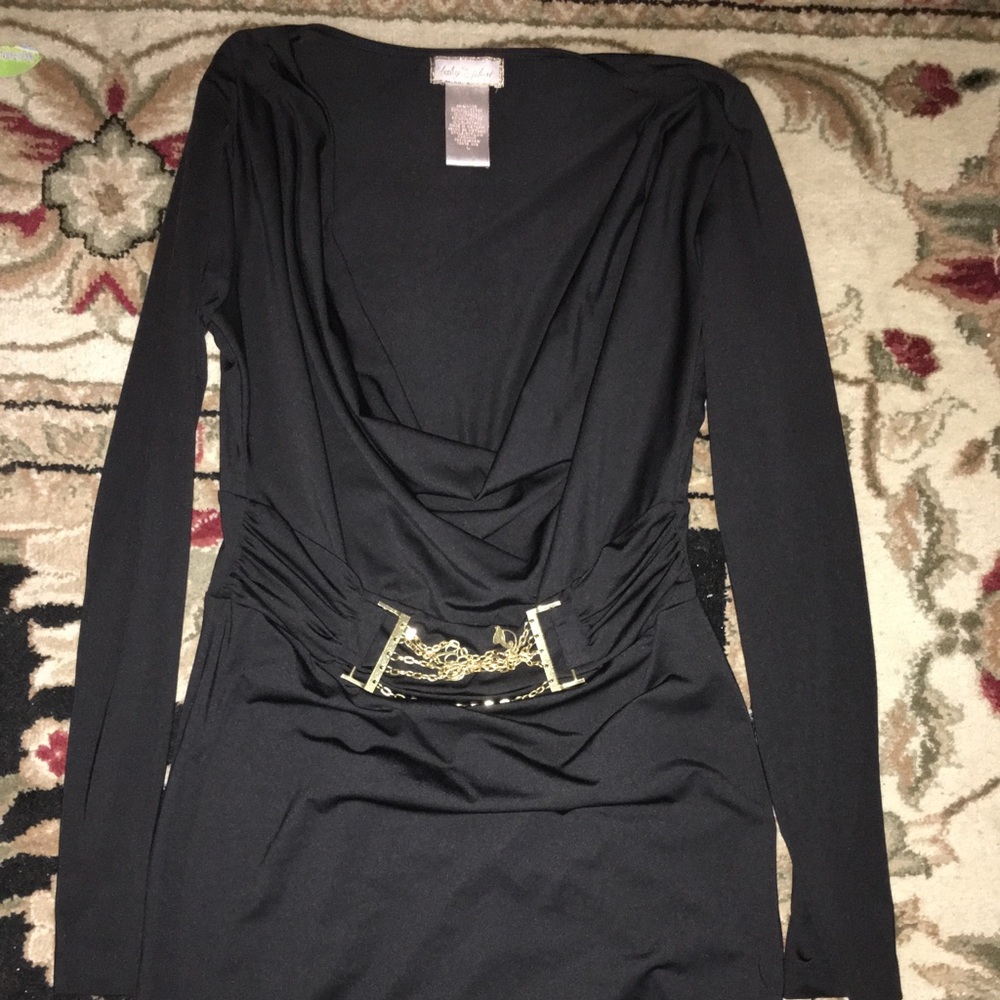 Baby phat black dress size L